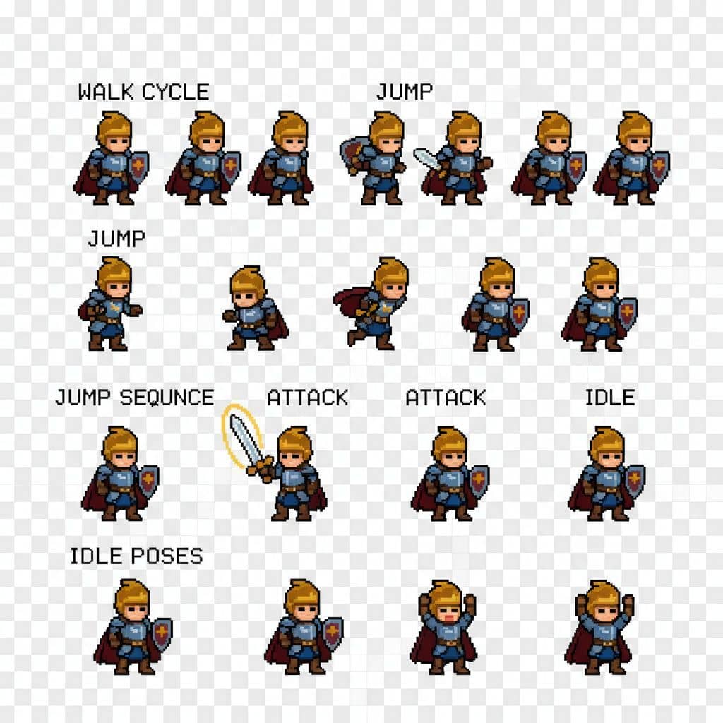 AI Character Sprite Sheet Generator