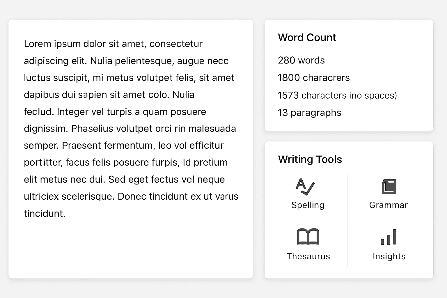 Word Count Tool