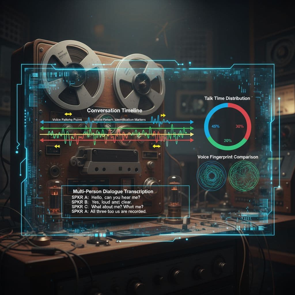 Speaker Diarization - AI Audio Analysis Tool