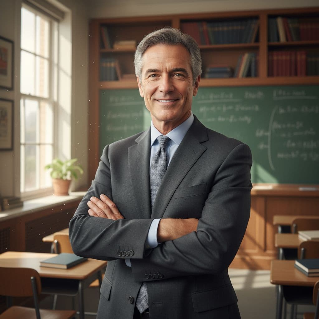 Authoritative Teacher - AI Character for text, voice, and image conversations