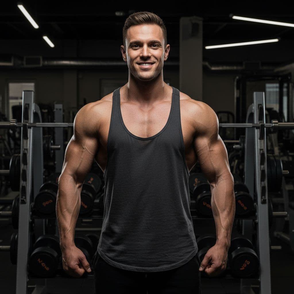 Muscular Gym Rat - AI Character