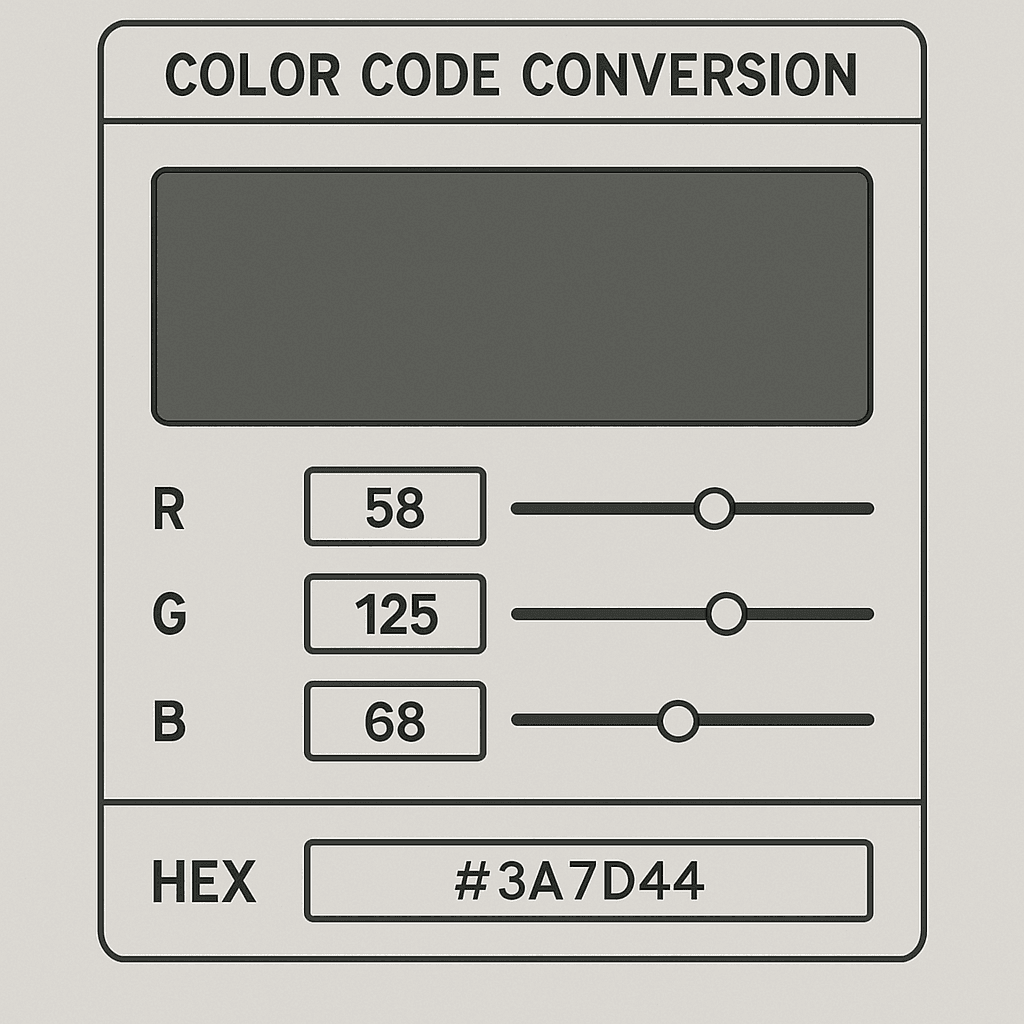RGB to HEX Converter - free online tool