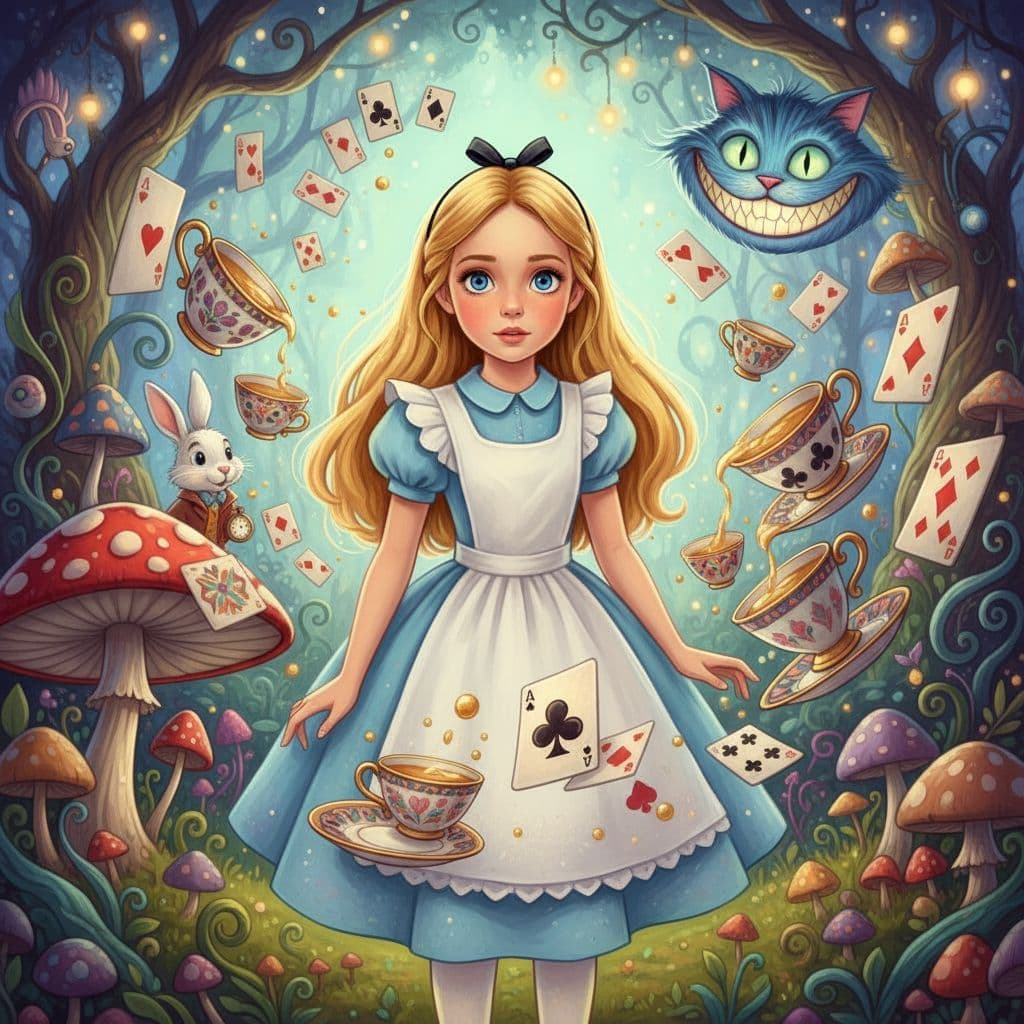 Alice in Wonderland - AI Character for text, voice, and image conversations