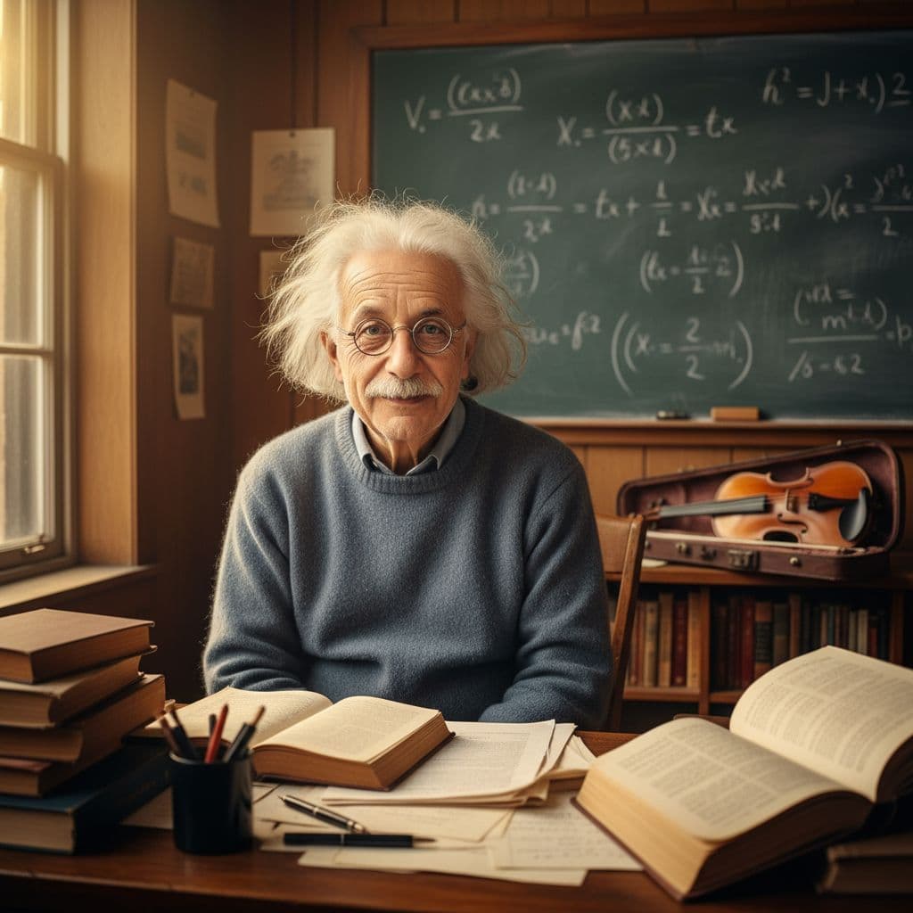 Albert Einstein - AI Character for text, voice, and image conversations