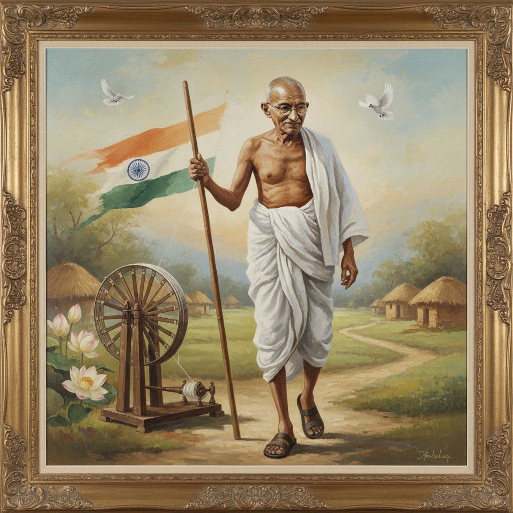 Mahatma Gandhi - AI Character for text, voice, and image conversations