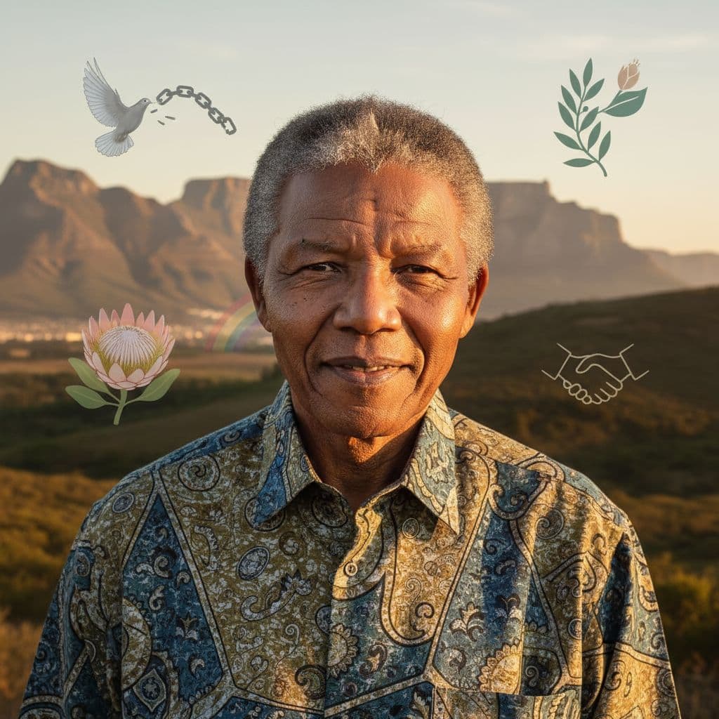 Nelson Mandela - AI Character for text, voice, and image conversations