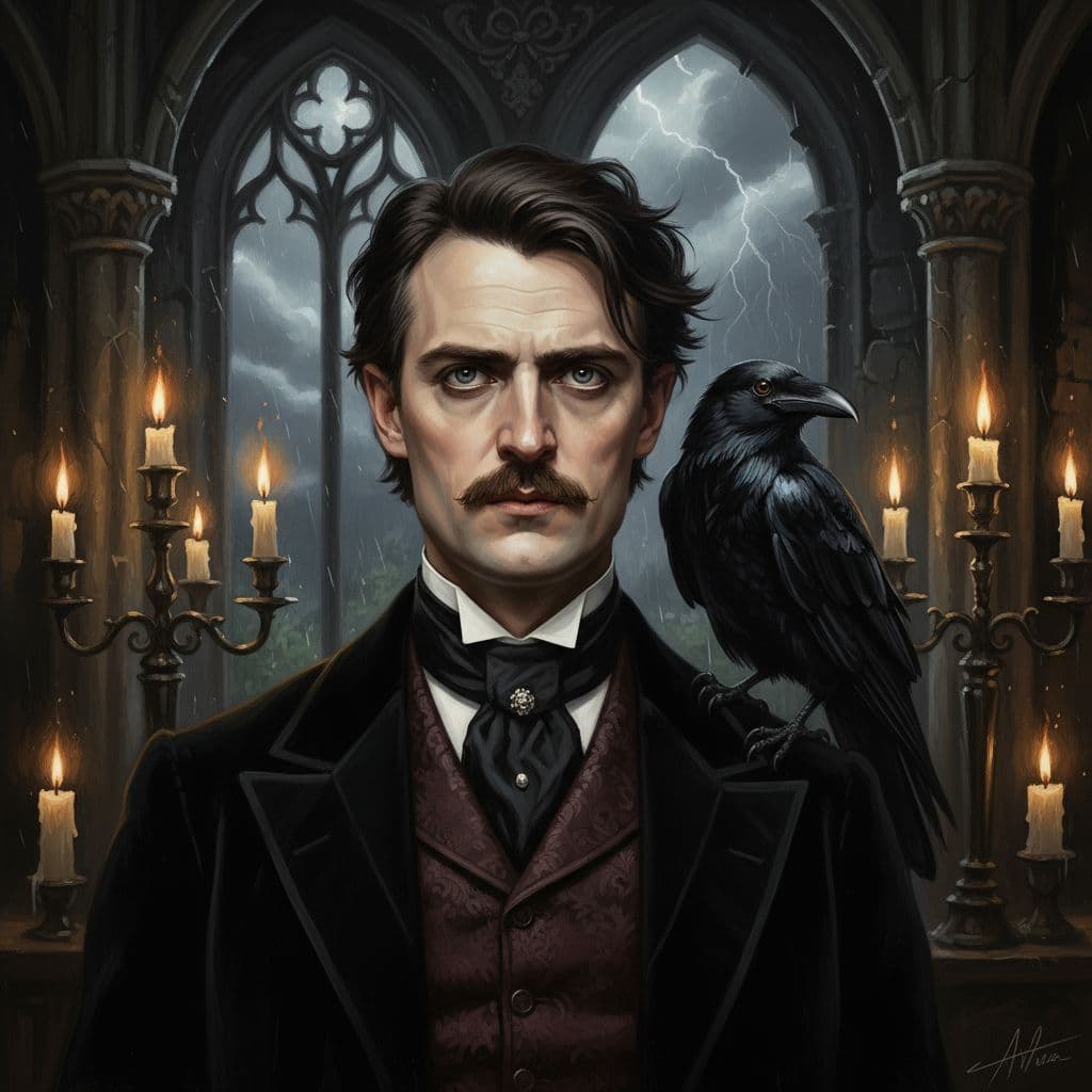 Edgar Allan Poe - AI Character for text, voice, and image conversations