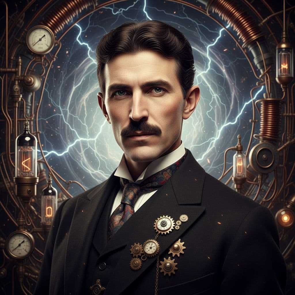 Nikola Tesla - AI Character for text, voice, and image conversations