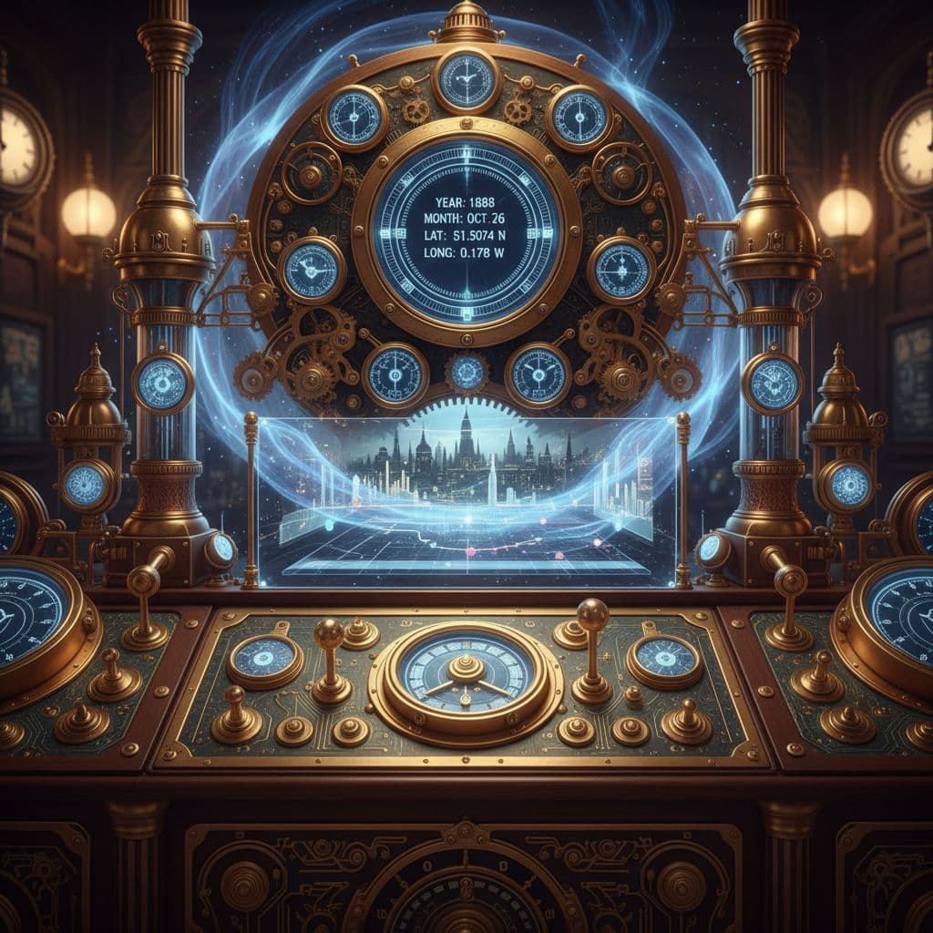 Time Machine Terminal - AI Character for text, voice, and image conversations