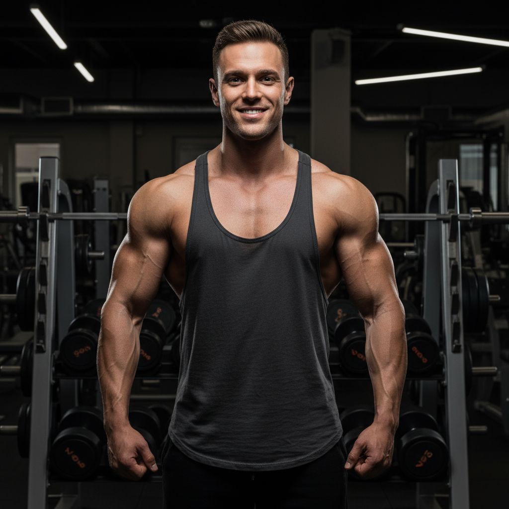 Muscular Gym Rat - AI Character