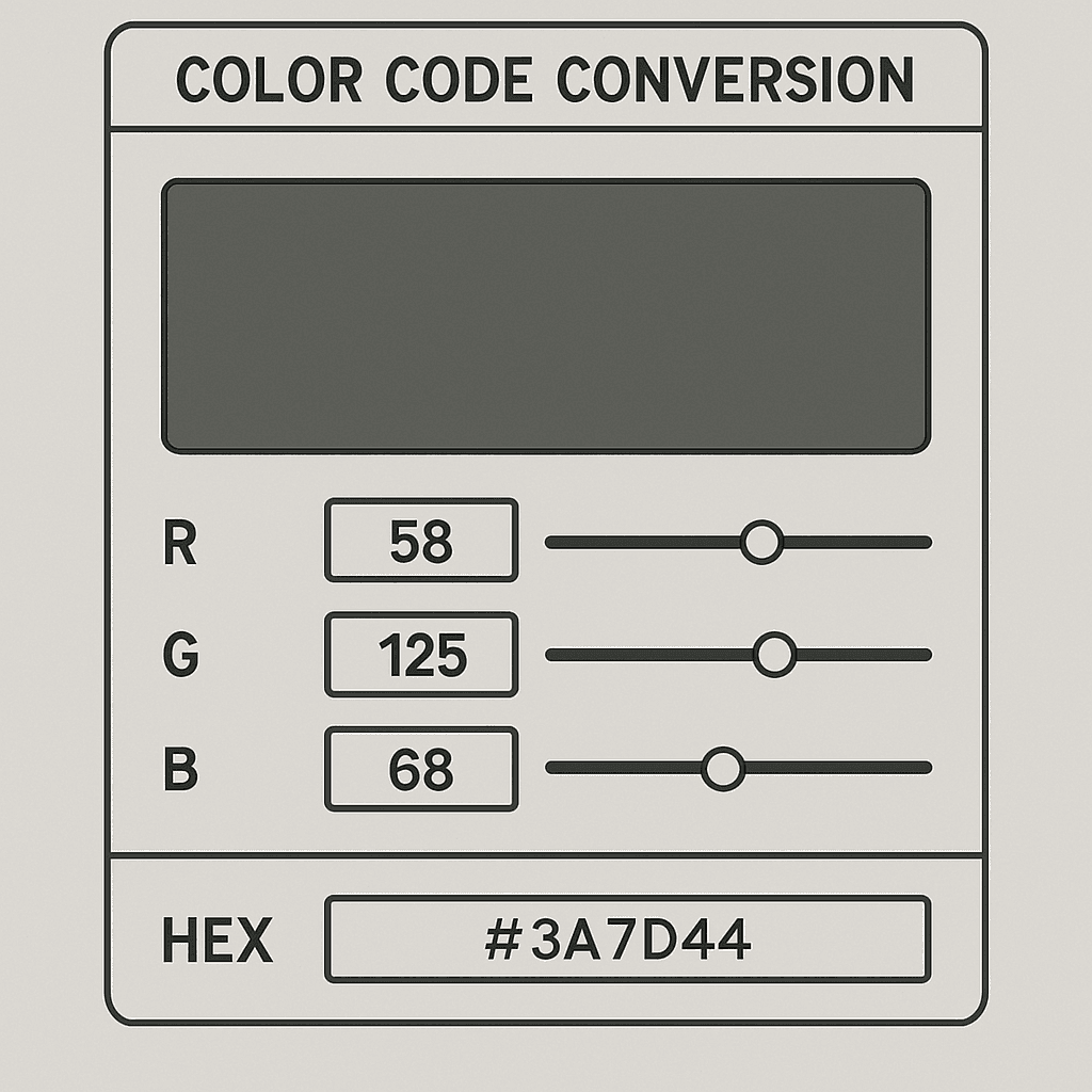RGB to HEX Converter